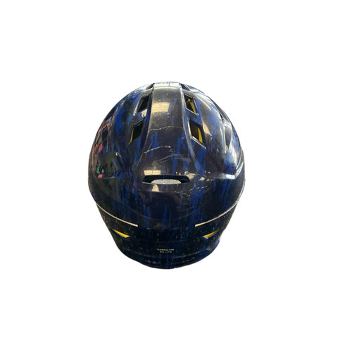 Vist Large View of Product Image Which is Used Under Armour UABH2-100 Batting Helmet w/Mask Navy Blue MD