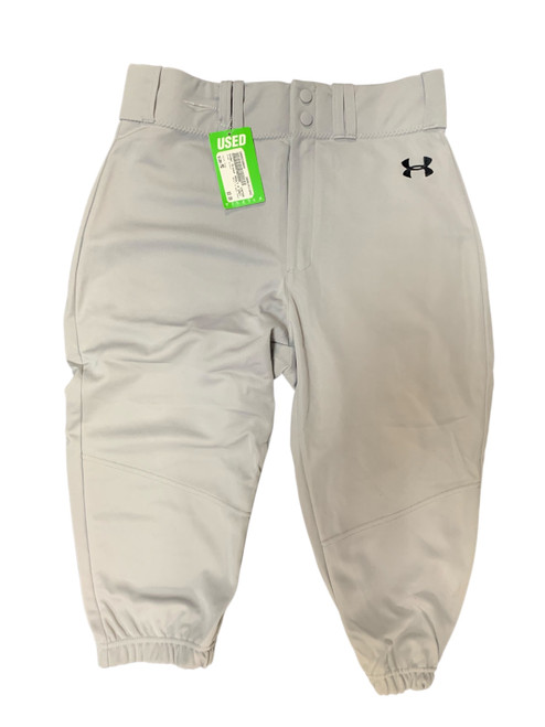 Vist Large View of Product Image Which is Used Under Armour ADULT M GREY PANT BB/SB Pant Mens Grey MD