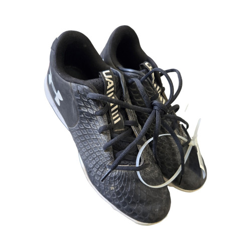 Vist Large View of Product Image Which is Used Under Armour BASEBALL CLEATS 8.5 BB/SB Cleats Black Senior 8.5