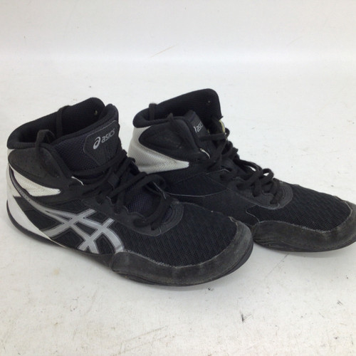 Vist Large View of Product Image Which is Used Asics MATFLEX SR 6 WRESTLING SHOES Wrestling Shoes Black Senior 6
