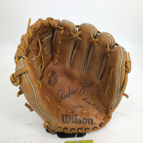 Vist Large View of Product Image Which is Used Wilson RICKIE ZISK 11 IN RHT BB/B GLOVE BB/SB Glove RH Throw Brown 11"