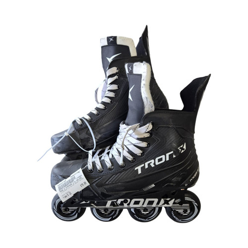 Vist Large View of Product Image Which is Used TRON X STRYKER 3.0 INLINE HOCKEY SKATES Roller Hockey Skates Black Senior 12