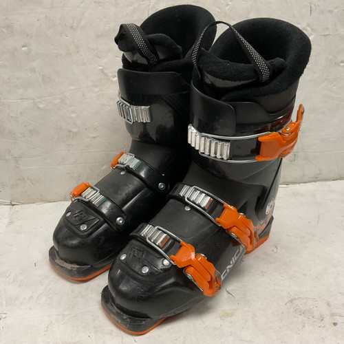 Vist Large View of Product Image Which is Used Tecnica JT3 Mens DH Ski Boot Black And Orange 245 MP - M06.5 - W07.5