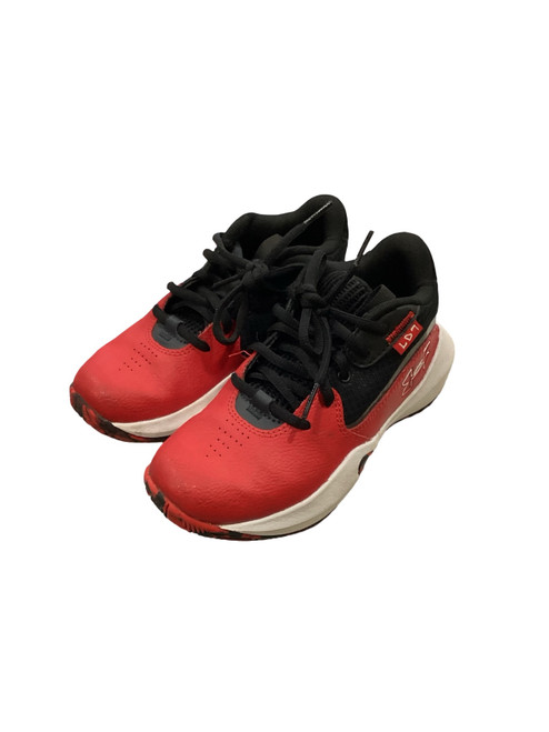 Vist Large View of Product Image Which is Used Under Armour LD7 Basketball Shoes Y Red Junior 01
