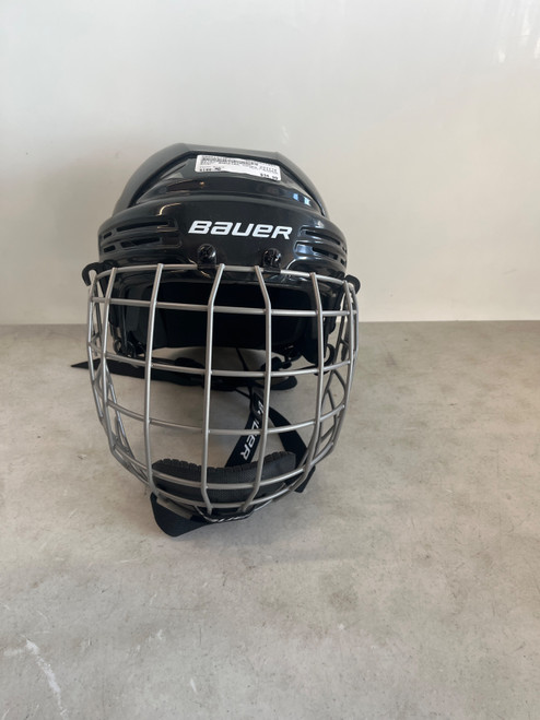 Vist Large View of Product Image Which is Used Bauer BHH2100 Helmet Cage Combo Black MD