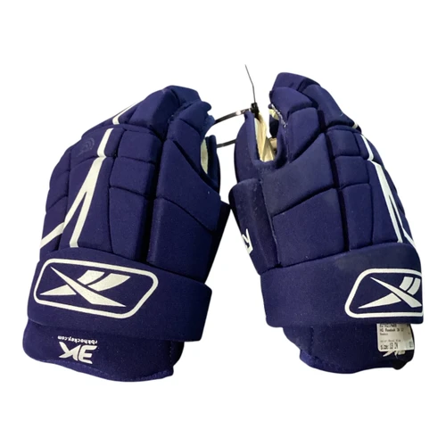 Vist Large View of Product Image Which is Used Reebok 3K Senior Gloves Royal Blue 13"