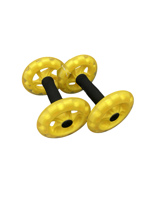 Vist Large View of Product Image Which is Used SKLZ Exercise Ab Wheel Yellow