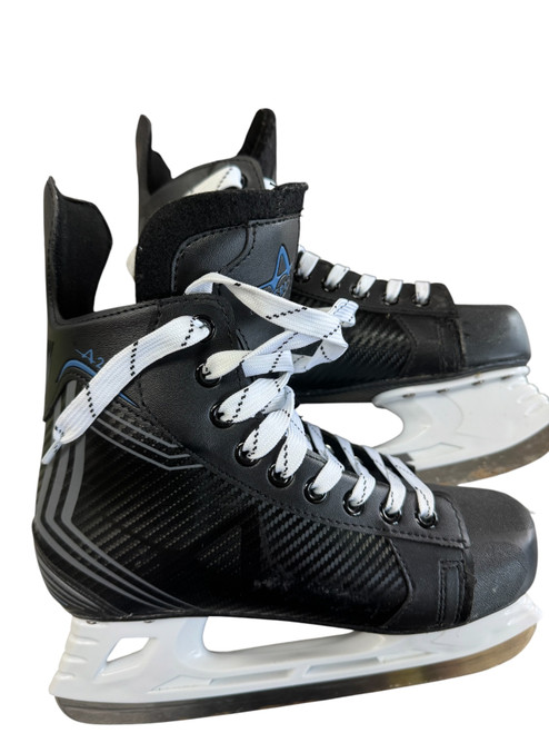 Vist Large View of Product Image Which is Used American Athletic A2.0 Senior Hockey Skate Black Senior 8