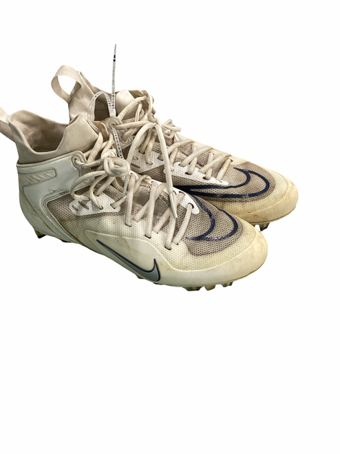 Vist Large View of Product Image Which is Used Nike LAX Cleats Mens White Senior 10