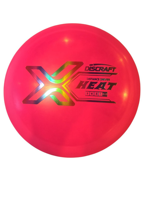 Vist Large View of Product Image Which is Used Discraft HEAT Disc Golf Driver Pink