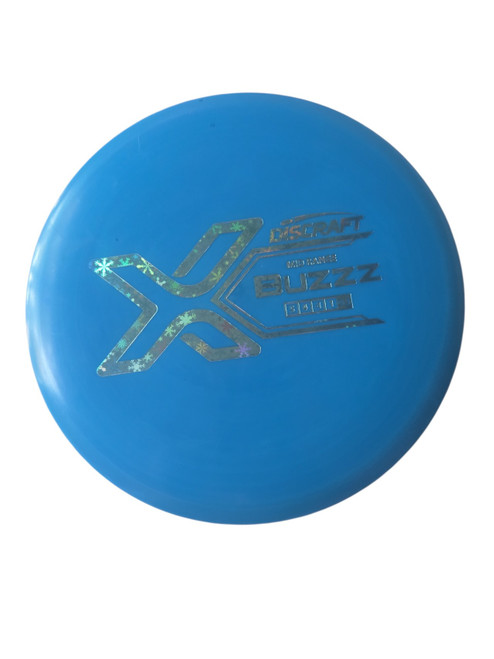 Vist Large View of Product Image Which is Used Discraft MID RANGE BUZZ Disc Golf Mid Range Royal Blue