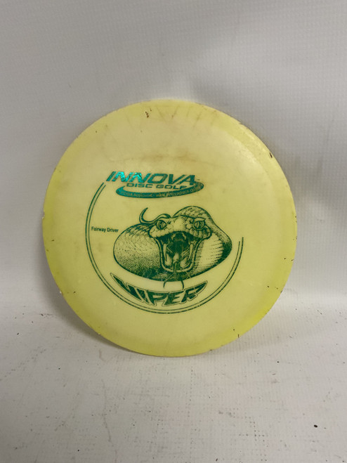 Vist Large View of Product Image Which is Used Innova DX LEOPARD Disc Golf Driver Red