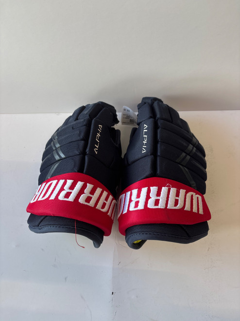 Vist Large View of Product Image Which is Used Warrior EVO LITE GLOVES Junior Gloves Navy Blue 11"