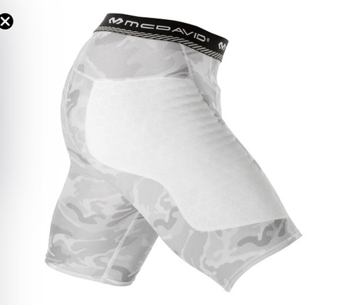 Vist Large View of Product Image Which is New CAMO MEDIUM ADULT MCDAVID HEX THIN SLIDING SHORT