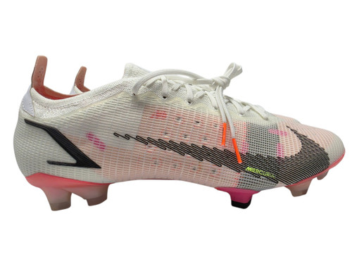 Vist Large View of Product Image Which is Nike VAPOR 14 ELITE FG Soccer Cleats White Size 12.5