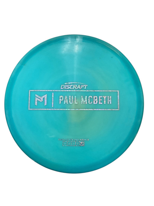 Vist Large View of Product Image Which is Used Discraft PAUL MCBETH PROTOTYPE Disc Golf Mid Range Sky Blue