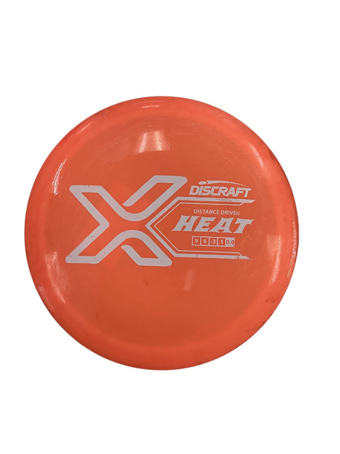 Vist Large View of Product Image Which is Used Discraft HEAT Disc Golf Driver Orange