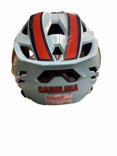 Vist Large View of Product Image Which is Used Cascade XRS PRO Lacrosse Helmet Carolina Blue MD