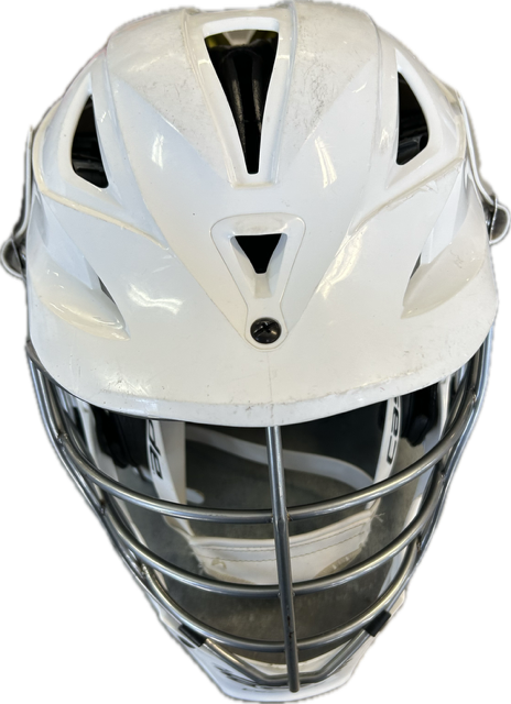 Vist Large View of Product Image Which is Used Cascade R Lacrosse Helmet White M/L