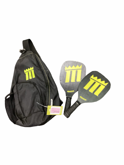 Vist Large View of Product Image Which is Used MONARCH Pickleball Racquet Black