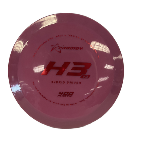 Vist Large View of Product Image Which is Used Prodigy Disc H3 V2 HYBRID DRIVER Disc Golf Driver Pink