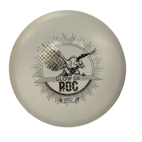 Vist Large View of Product Image Which is Used Innova GLOW DX ROC Disc Golf Mid Range Brown