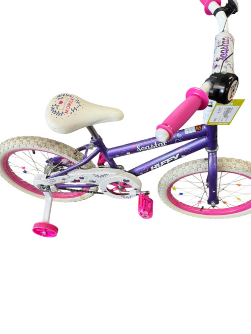 Vist Large View of Product Image Which is Used Huffy SEASTAR Cruiser Bike Girls Purple 18"