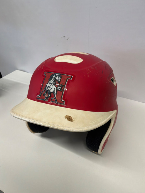 Vist Large View of Product Image Which is Used BoomBah Batting Helmet No Mask Red One Size