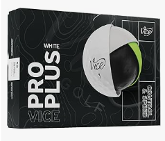 Vist Large View of Product Image Which is New Vice PRO PLUS WHITE 12 Pack - Golf Balls