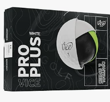 Vist Large View of Product Image Which is New Vice PRO PLUS WHITE 12 Pack - Golf Balls
