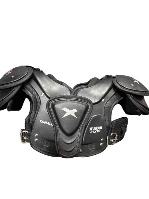 Vist Large View of Product Image Which is Used Xenith XFLEXION FLYTE FB Shoulder Pads Black XS