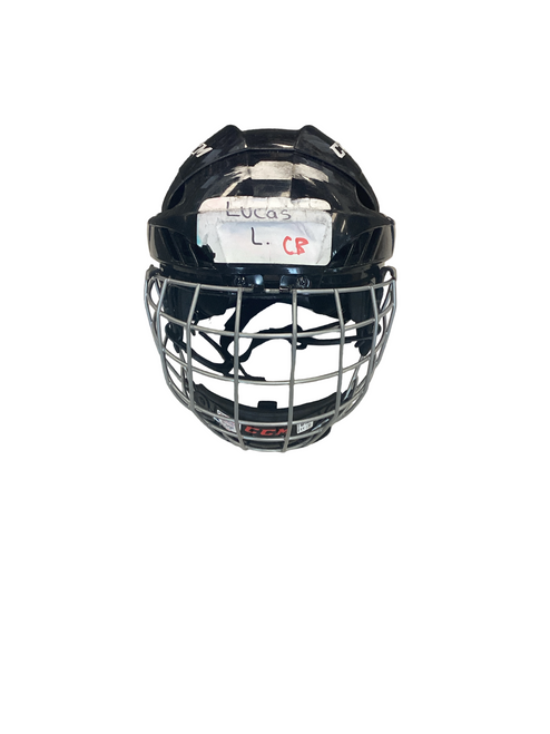 Vist Large View of Product Image Which is CCM FL40 Helmet Cage Combo Black MD