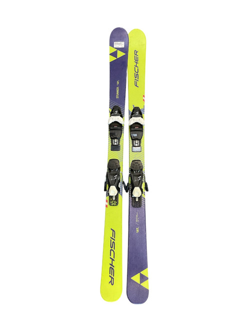 Vist Large View of Product Image Which is Used Fischer STUNNER 141CM Mens DH Ski/Binding Navy Blue 141 cm