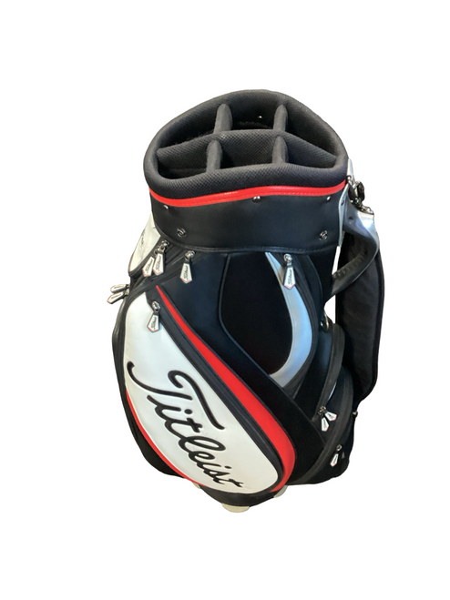 Vist Large View of Product Image Which is Used Titleist 6 WAY SLOT BAG Mens Cart Bag Black