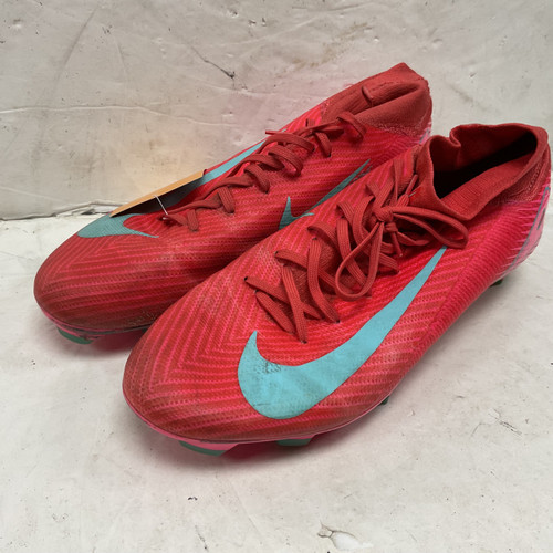 Vist Large View of Product Image Which is Used Nike Zoom Mercurial Superfly HF9433-800 Soccer Cleats Pink Senior 10
