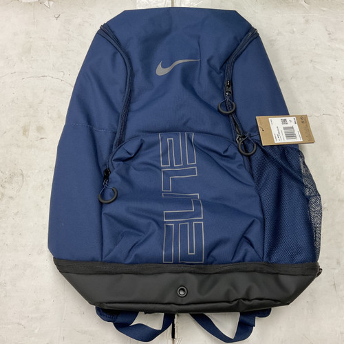 Vist Large View of Product Image Which is Used Nike HM9965-410 Basketball Backpack Navy Blue Senior