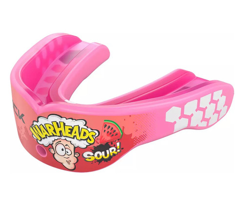 Vist Large View of Product Image Which is New WARHEADS SOUR WATERMELON YOUTH GEL MAX POWER FLAVOR MOUTHGUARD