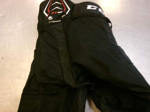 Vist Large View of Product Image Which is Used CCM FT350 Junior Pant Black LG