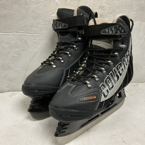 Vist Large View of Product Image Which is Used COUGAR HOCKEY SKATES Mens Softboot Skate Black Senior 6