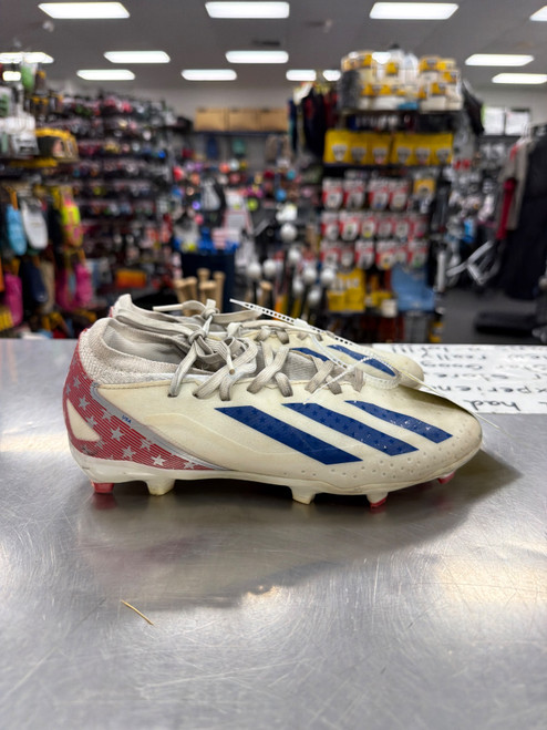 Vist Large View of Product Image Which is Used Adidas X USA Soccer Cleats White Junior 03.5