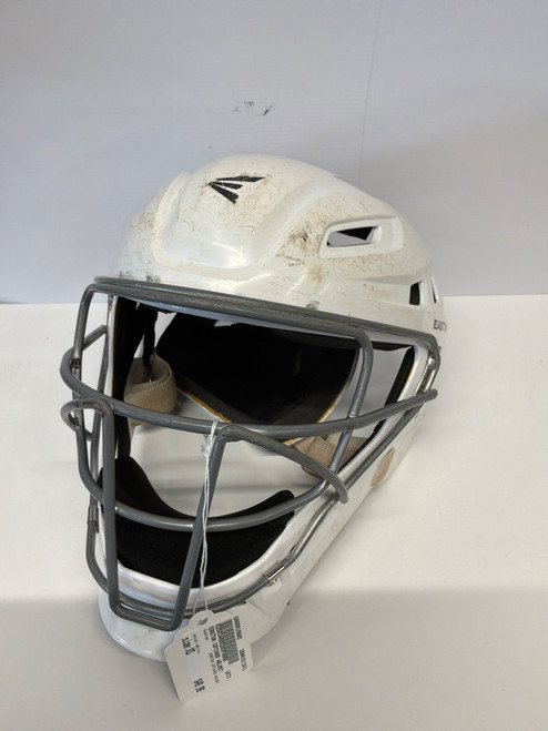 Vist Large View of Product Image Which is Used Easton EASTON CATCHER HELMET Catchers Helmet w/Mask White XS