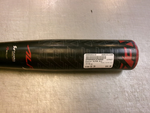 Vist Large View of Product Image Which is Used Easton ALPHA ALX BB/SB High School -3 Bat 32"