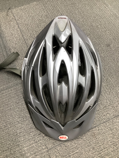 Vist Large View of Product Image Which is Used Bell BIKE HELMET Bike Helmet Grey One Size