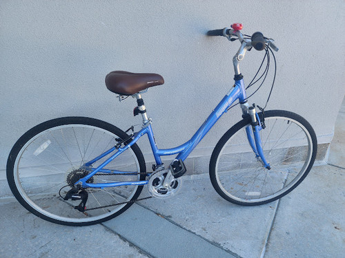 Vist Large View of Product Image Which is Used Schwinn VOYAGER VS Comfort Bike Womens Royal Blue 15-16" - SM  Frame