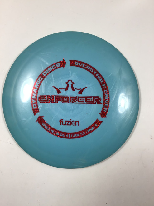 Vist Large View of Product Image Which is Used Dynamic Discs BIOFUZION ENFORCER Disc Golf Driver Royal Blue 175g
