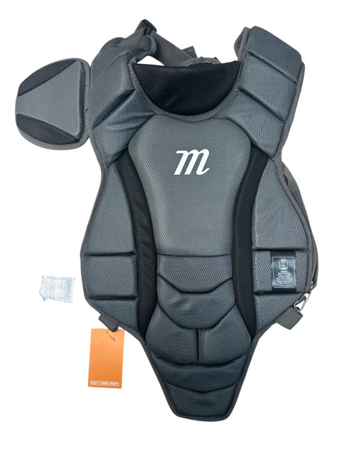 Vist Large View of Product Image Which is New Marucci YTH Catchers Chest Protector Grey Youth
