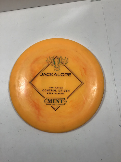 Vist Large View of Product Image Which is Used Mint APEX JACKALOPE Disc Golf Driver Orange 175g