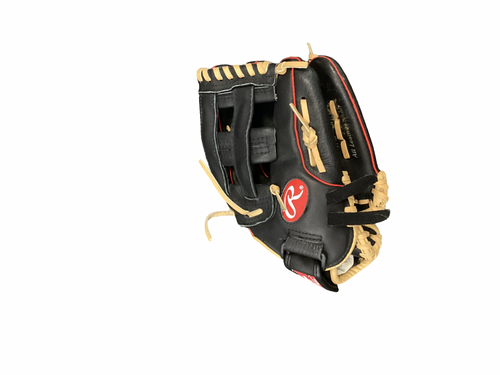Vist Large View of Product Image Which is Used Rawlings H115HB BB/SB Glove RH Throw Black 11 1/2"