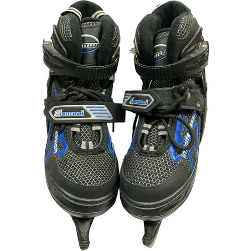 Vist Large View of Product Image Which is Used BANWEI INFINITE PASSION ADJUSTABLE 35-38 Boys Softboot Skate Black Adjustable