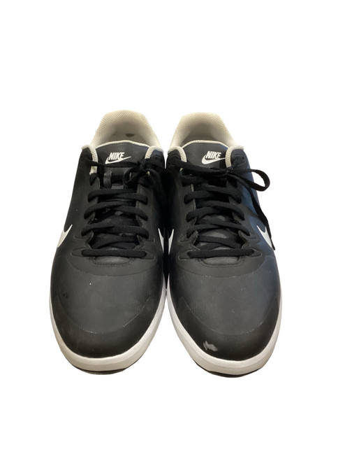 Vist Large View of Product Image Which is Used Nike FITSOLE Mens Golf Shoes Black And White Senior 12